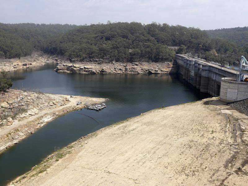 Warragamba Dam Nearly Empty